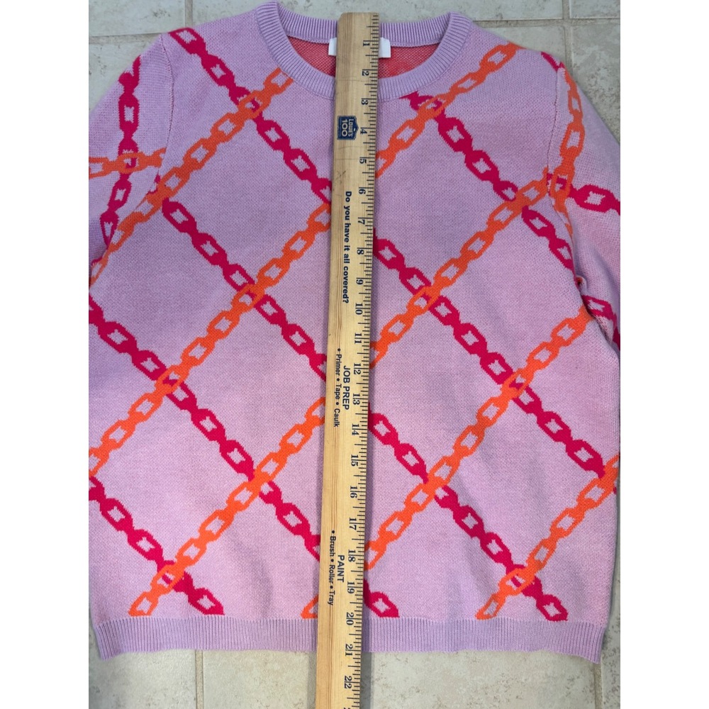 THML Lilac Chain Link Knit Sweater XS - Picture 7 of 8